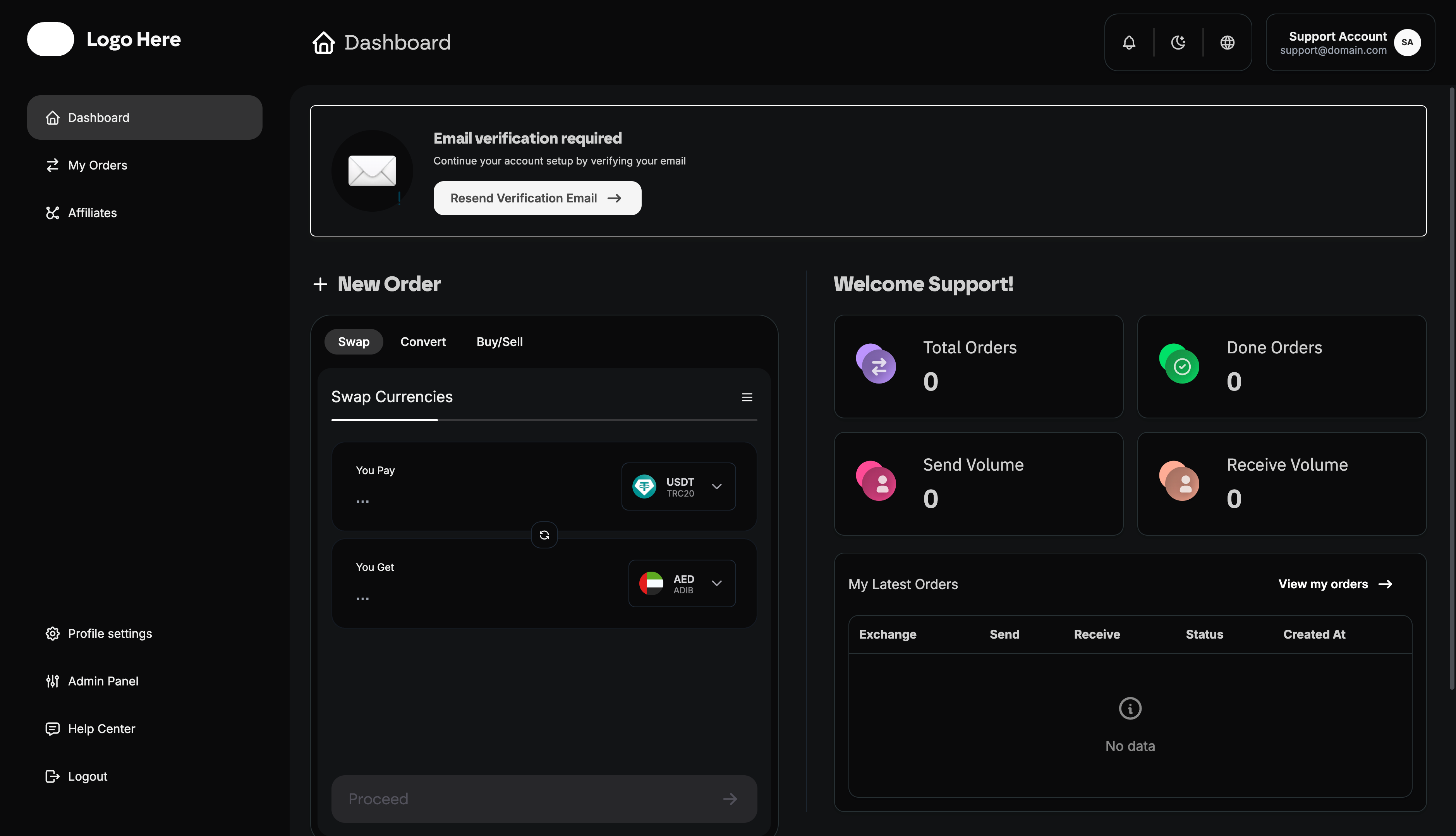 User Dashboard